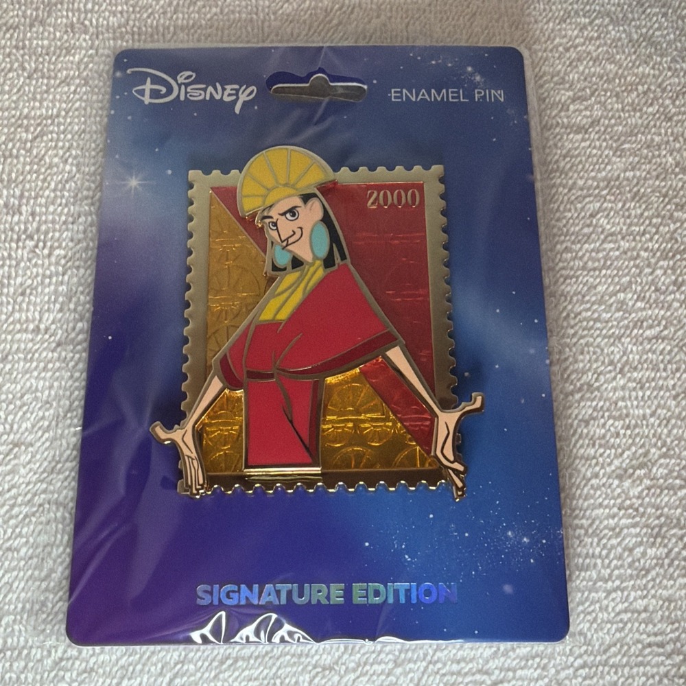 Disney Pixar Royal Stamp Kuzco Collectible Pin - Pink a la Mode LE400